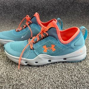 Under Armour Micro G Kilchis Blue Neon Orange lining